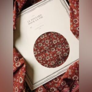 Sezane Floral Foulard in Terracotta. Brand new.